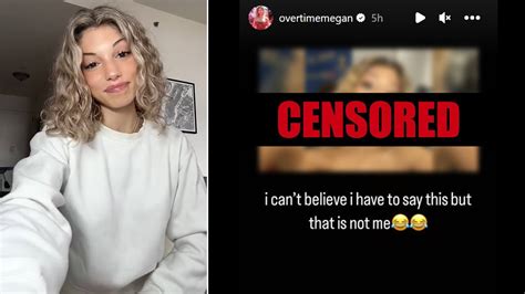 overtime megan video leak|Overtimemegan speaks out after hacker leaks personal photos